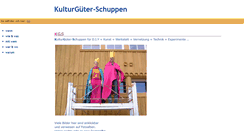 Desktop Screenshot of kulturgueter-schuppen.de