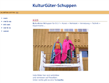 Tablet Screenshot of kulturgueter-schuppen.de